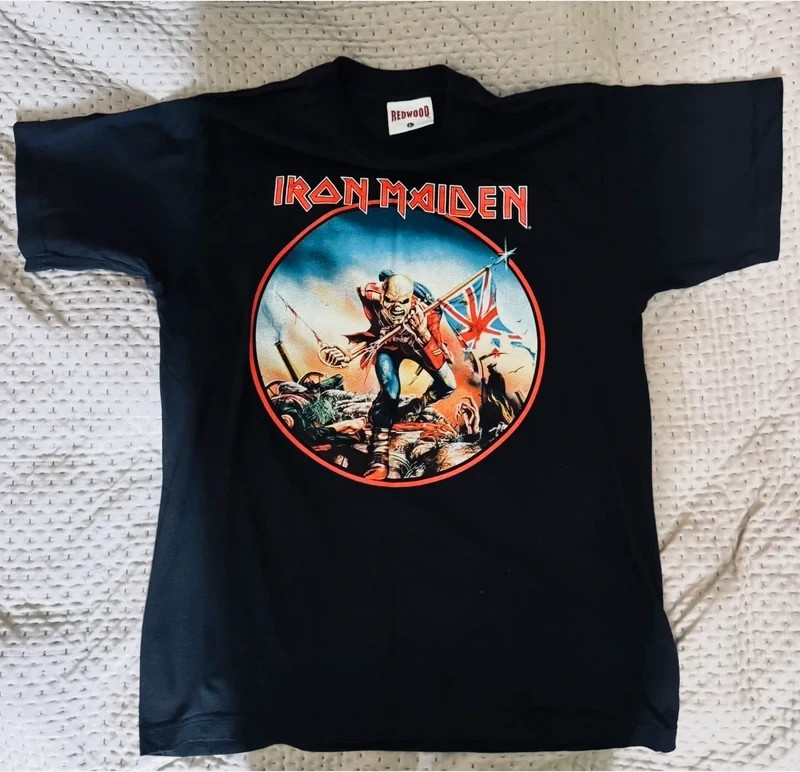 Iron Maiden The Trooper 1999 European Tour vintage T-shirt