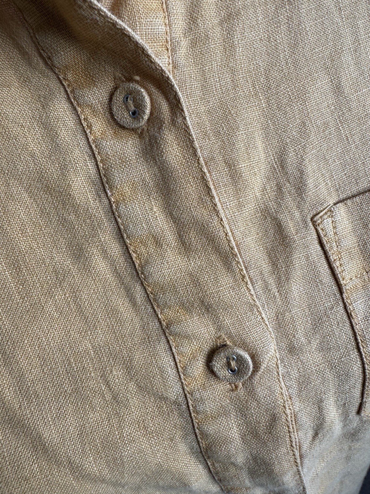 SEASALT ‘NICKY BERRY SHIRT’ 100% LINEN MUSTARD LONG SLEEVE SIZE 8 RELAXED TUNIC