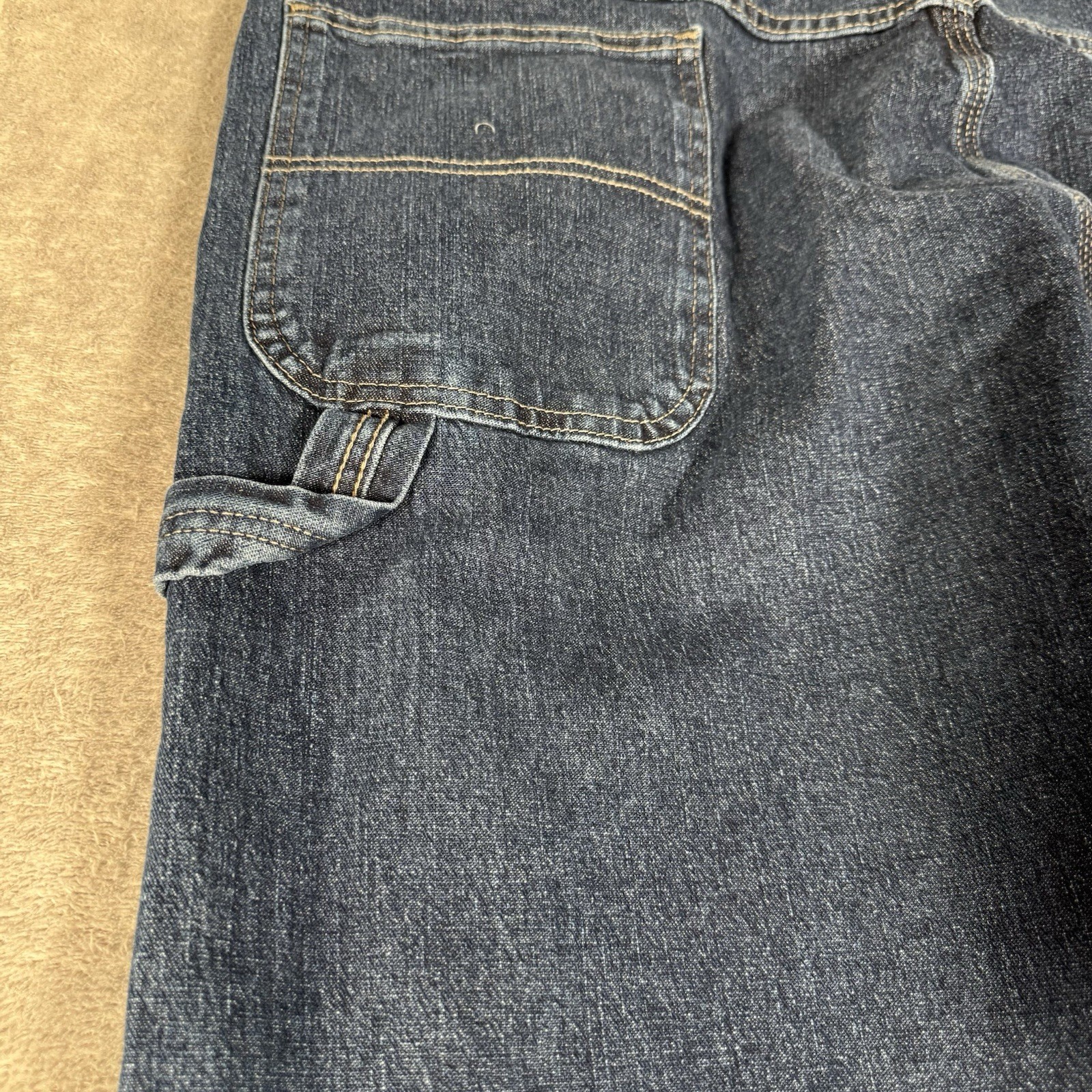 Wrangler Jeans Mens 44×32 Five Star Premium Carpenter Jeans Workwear