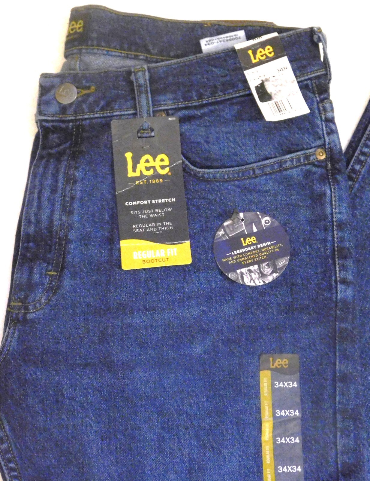 LEE Regular Jeans Bootcut Stretch Regular Seat & Thigh Midrise Infinite Blue