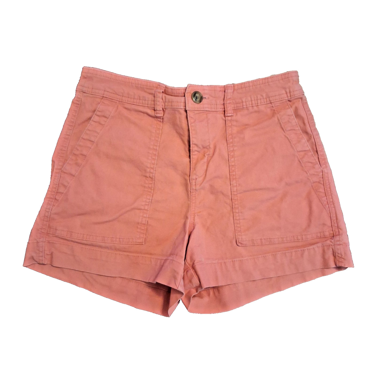 A New Day Women’s Shorts Size 6 Salmon Blush Pink 3in Inseam 4 Pockets Stretch