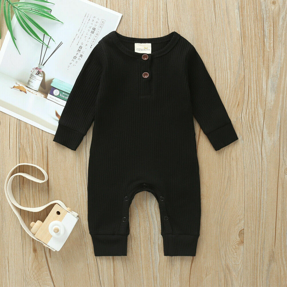 Newborn Baby Boy Girl Garment Cotton Knitted Fabric Elastic Pants Clothing Suit