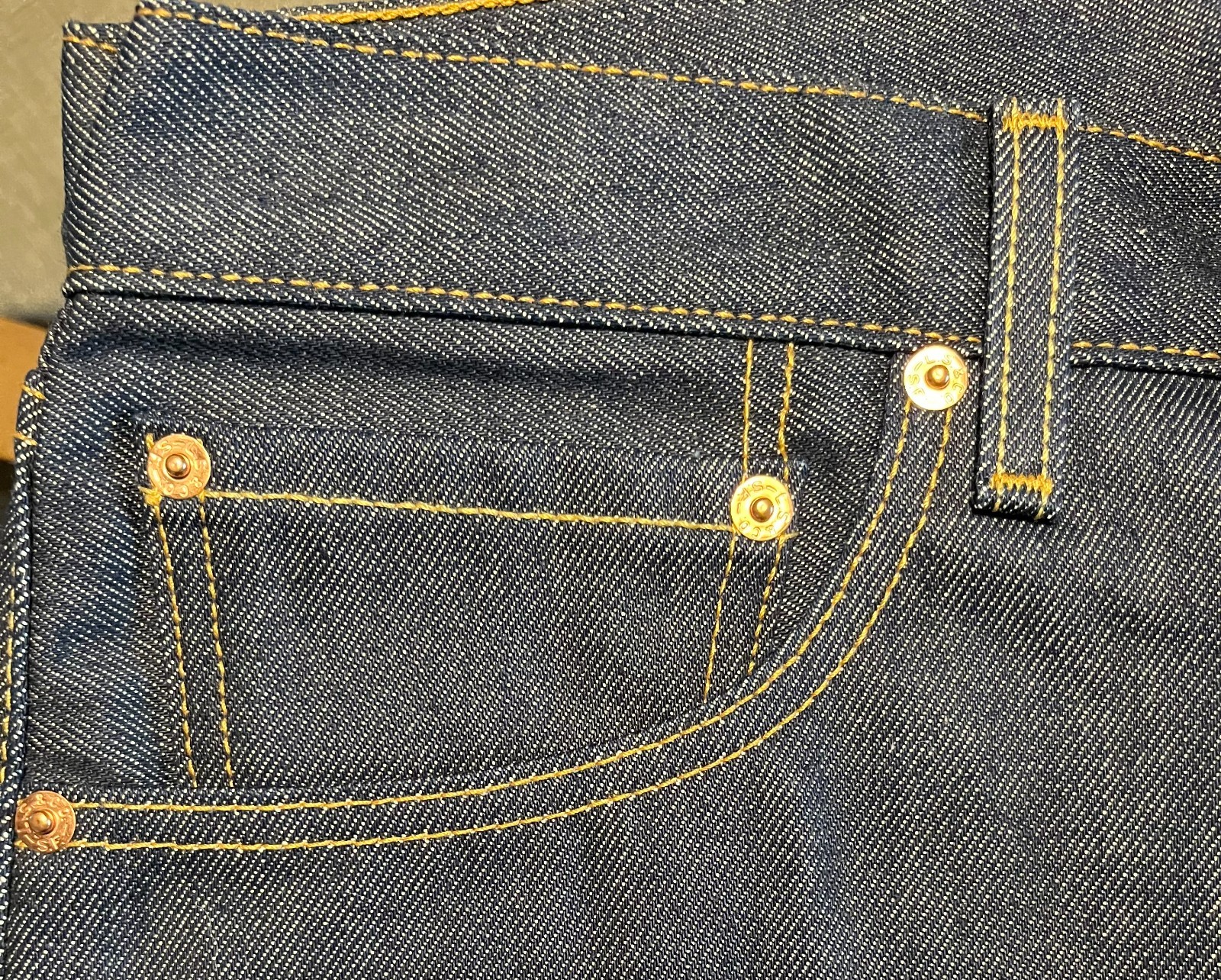 LEVI’S NEW 501 SHRINK-TO-FIT BUTTON FLY JEANS ROCKABILLY VINTAGE STYLE 34W x 29L