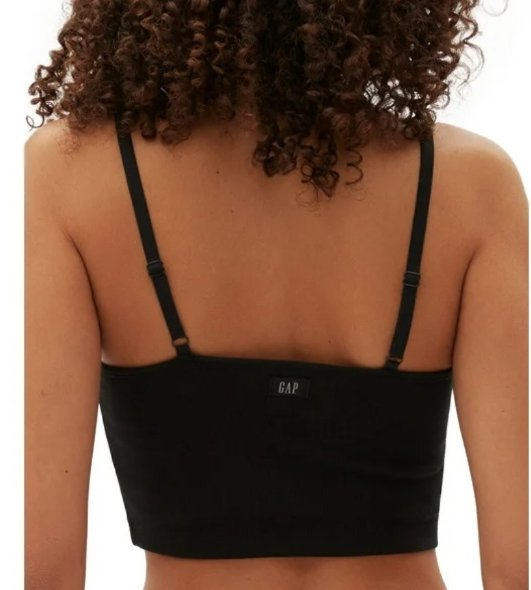 Gap GapBody Women’s Logo Comfort Cropped Bralette/Cami Black $34.50 Medium