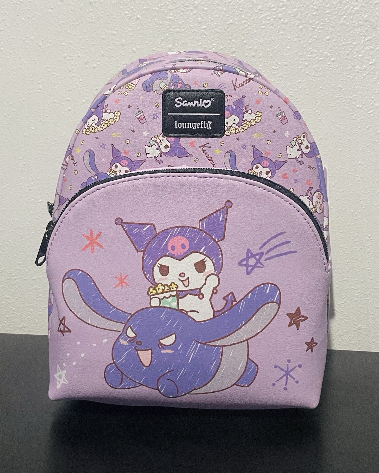 Loungefly Kuromi Baku Snacks Mini Backpack