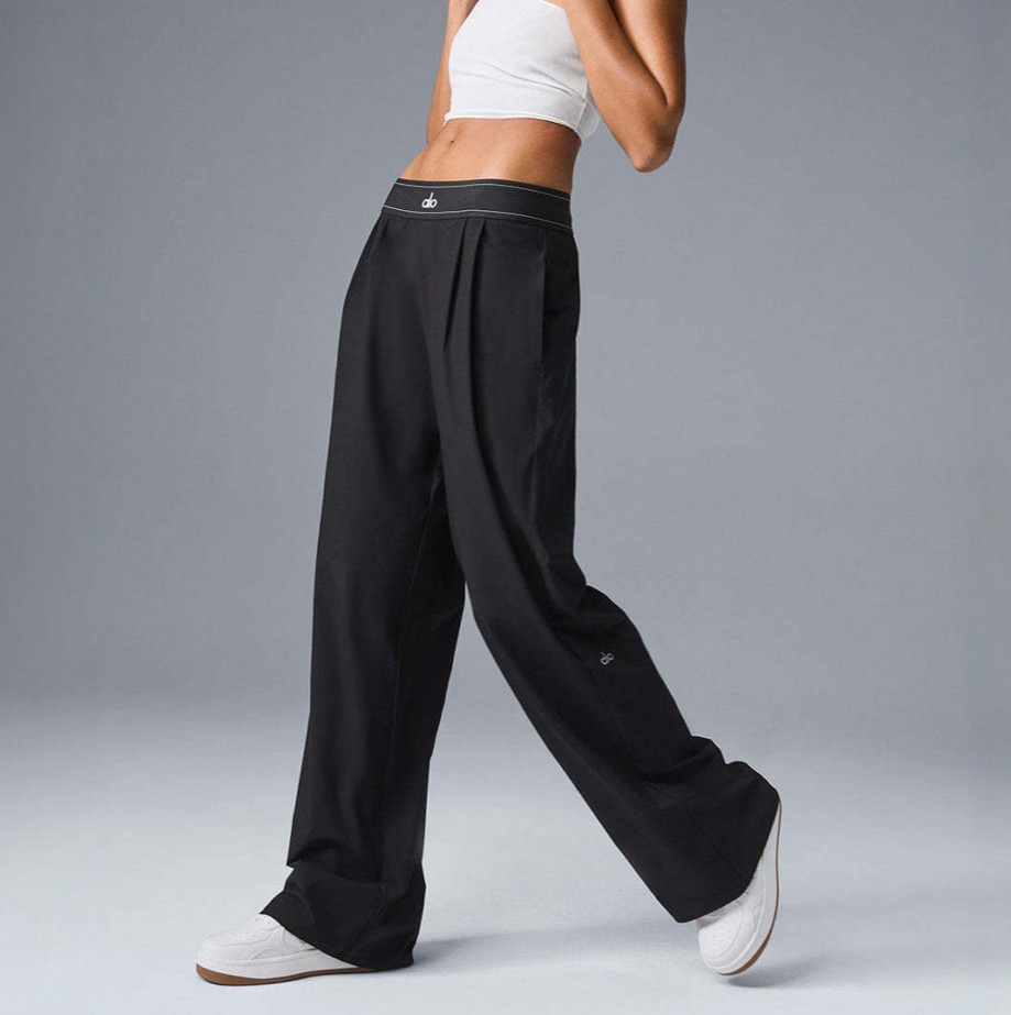 2026 Yoga Pants Women High Waist Casual Straight Leg Pants