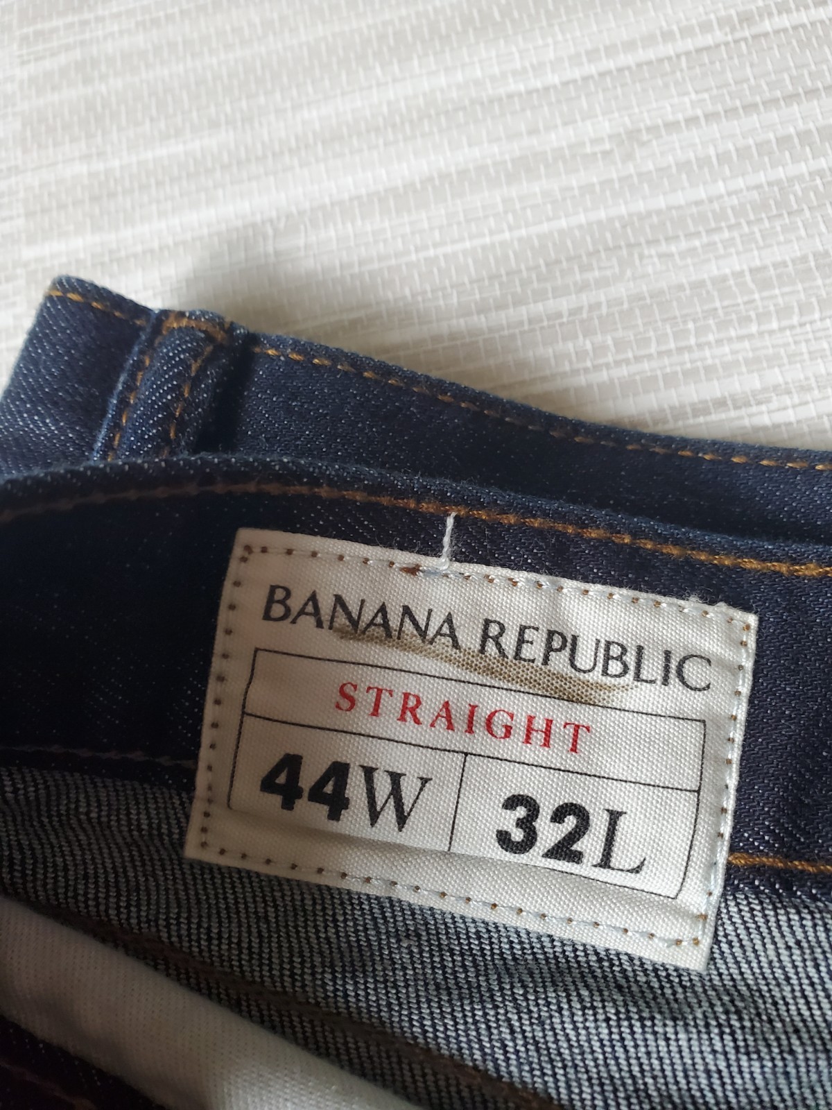 Banana Republic Men’s Classic Straight Leg Jeans Dark Indigo Size 44 x 32 RT$120