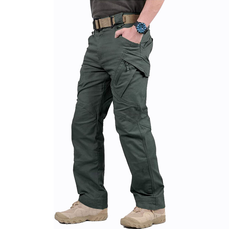 US Men Tactical Cargo Pants Soldier Straight-fit Work Combat Trousers Outdoor AA