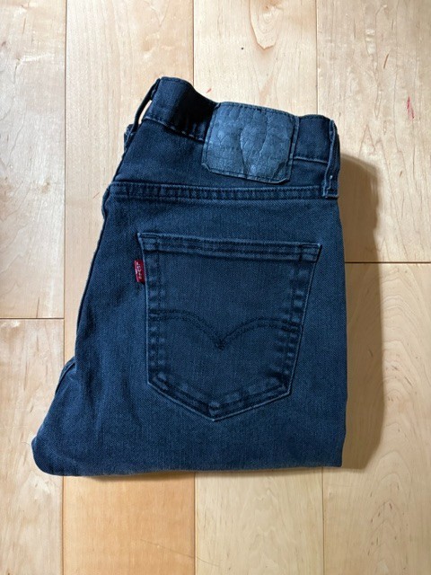 Levi’s 512 Jeans Men’s 29×34 Black Slim Tapered Black Denim 5 pocket Zip Up