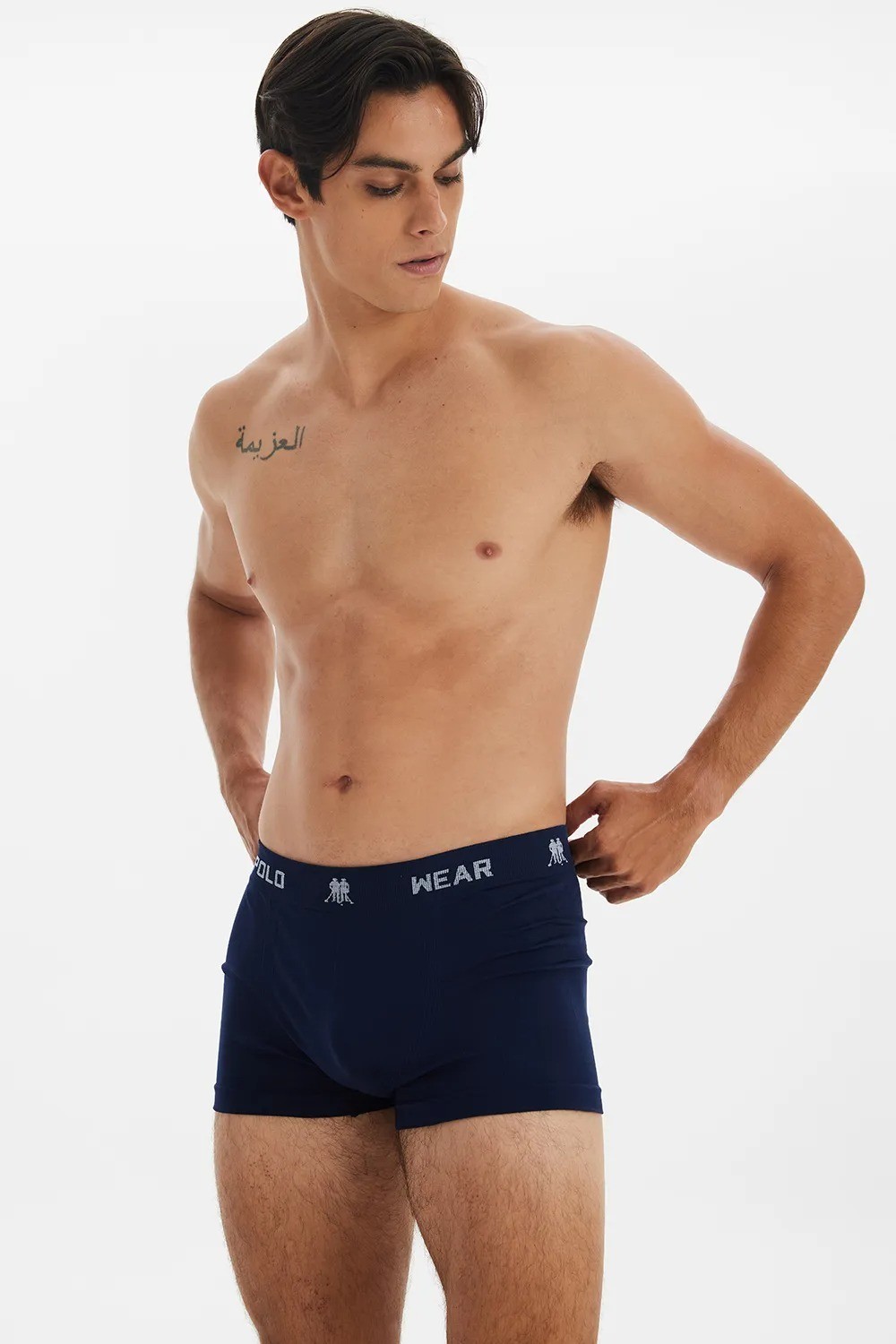 Polo Wear Men’s Underwear 6 Pack Seamless Boxer Briefs, Comfortable Stretch Fit