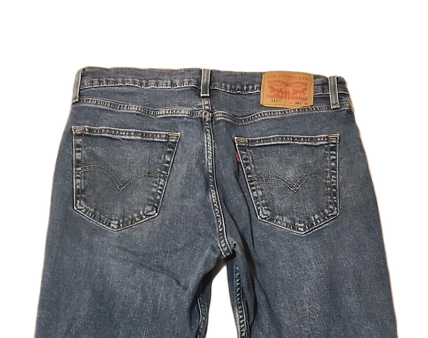 Levi’s 511 Jeans Mens Size 34×31 Blue Skinny Stretch Denim R3