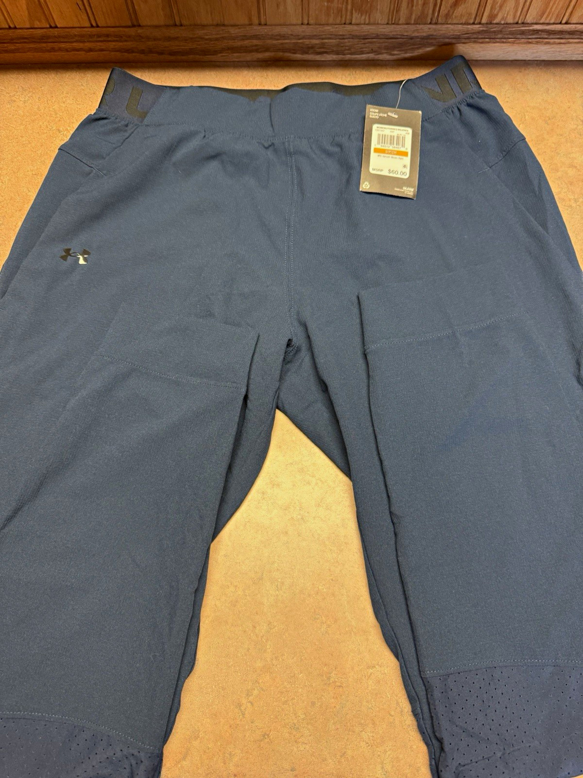 Under Armour Women’s Activewear Woven Pants Loose Fit Pull-On Blue S