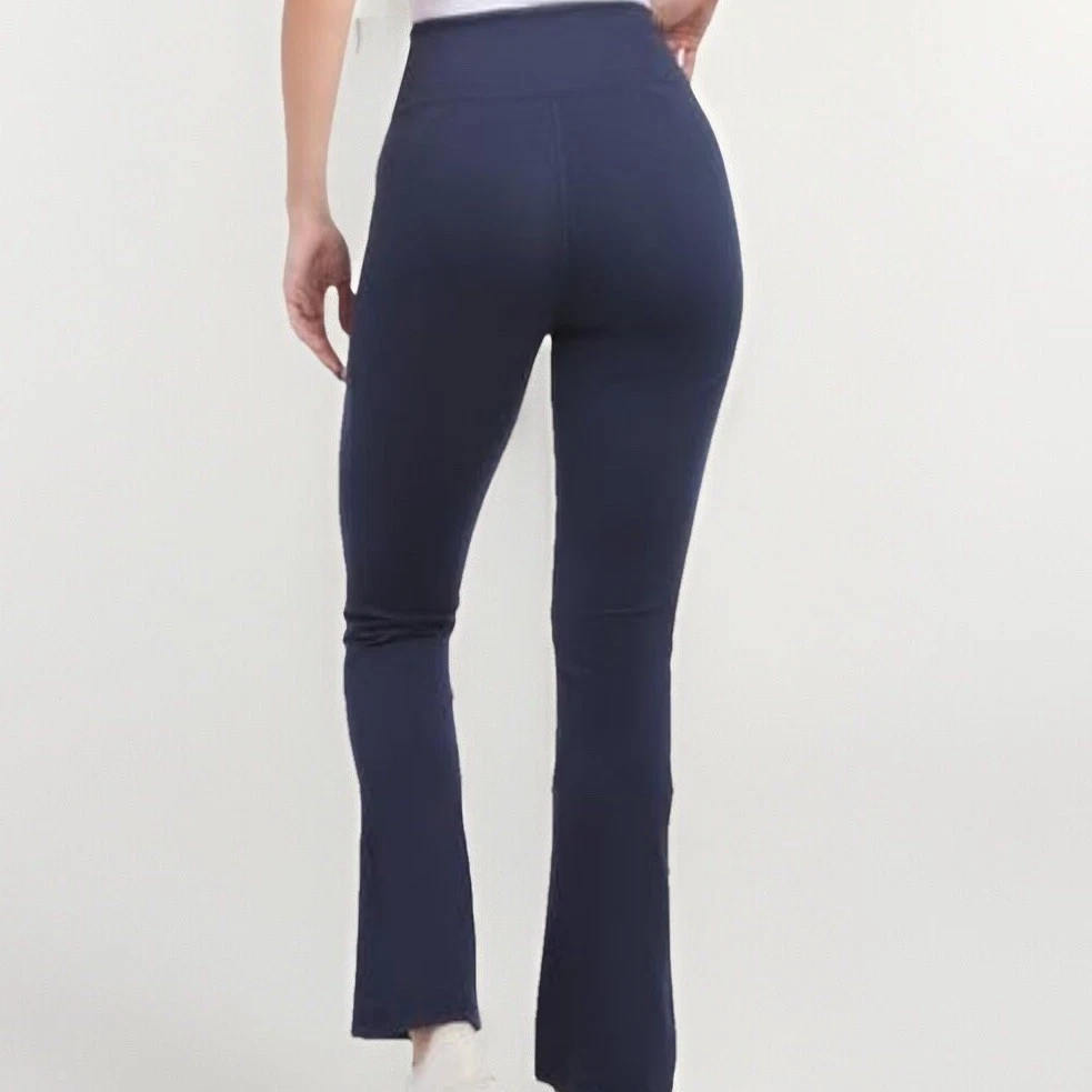 Jockey Women’s Studio Flare Pants, Neo Navy, Size XL New w Tags