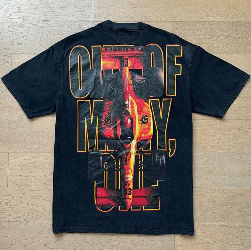 NEW Mens Godspeed Short Sleeve Street Rock Style Pure Cotton T-Shirt 2 colors
