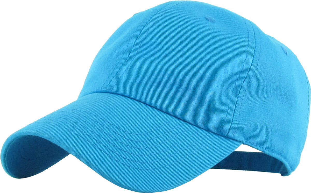 Cotton Cap Baseball Caps Hat Adjustable Polo Style Washed Plain Solid Visor
