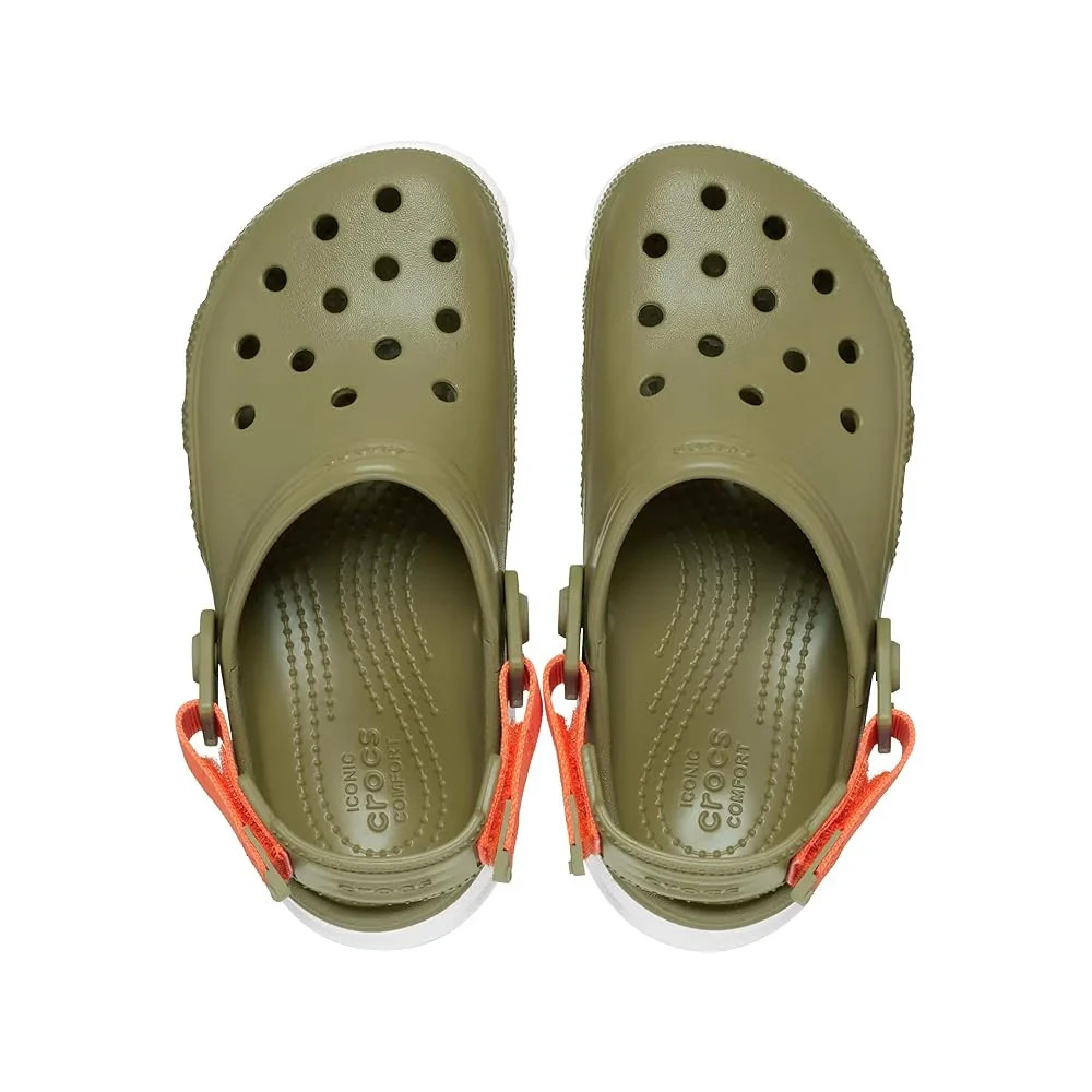 Crocs Duet Max II Clog Unisex Clogs, Aloe, Men’s US 4 / Women’s US 6