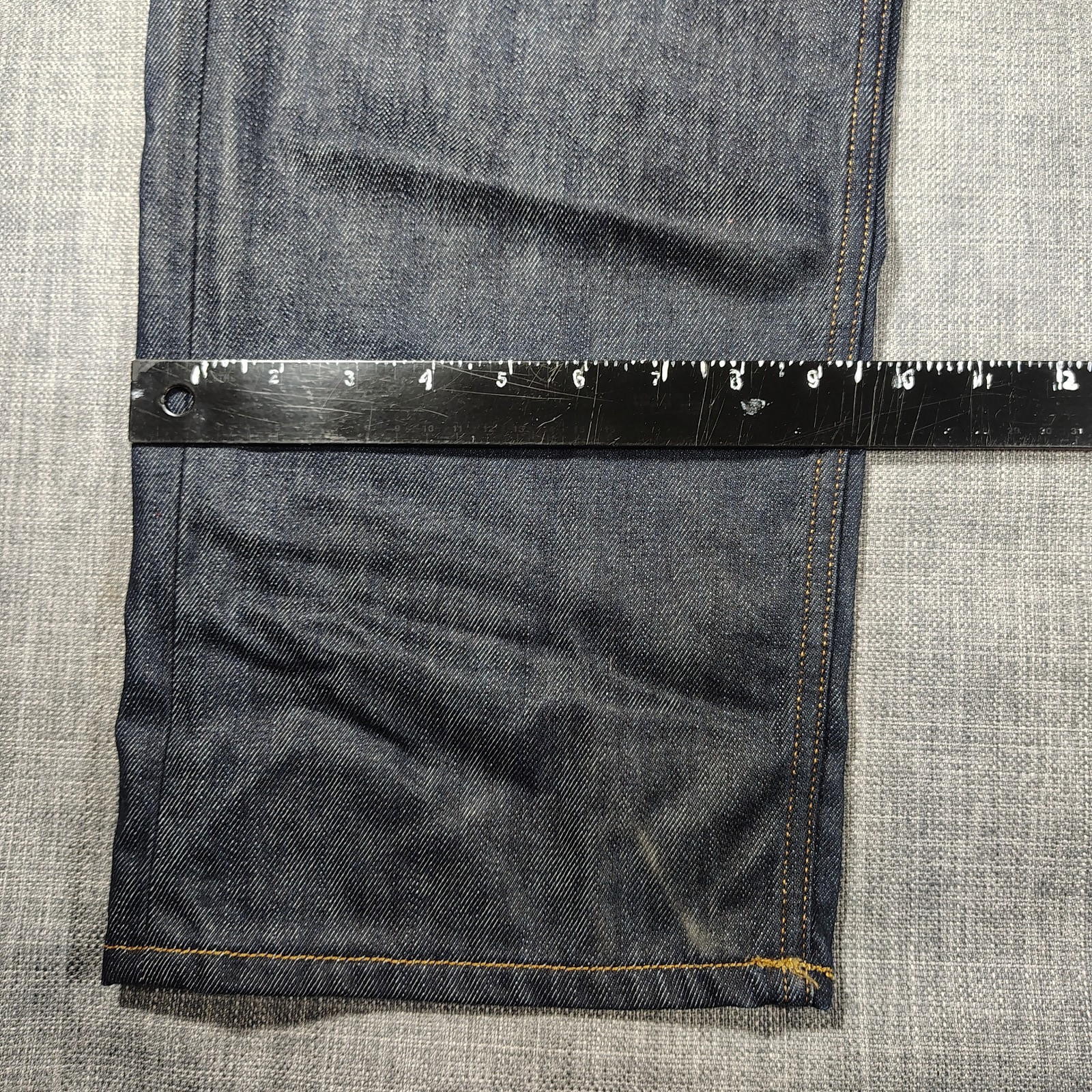 Diesel Industry Jeans Mens 40X32 Blue Larkee Straight 0073N Button Fly Low Rise