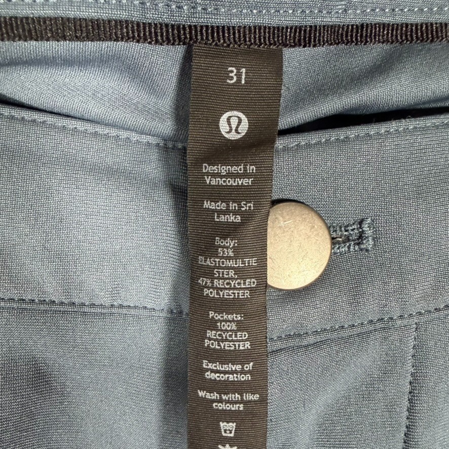 Lululemon Pants Mens 31×30 Blue ABC Classic Fit Warpstreme Golf Casual Preppy