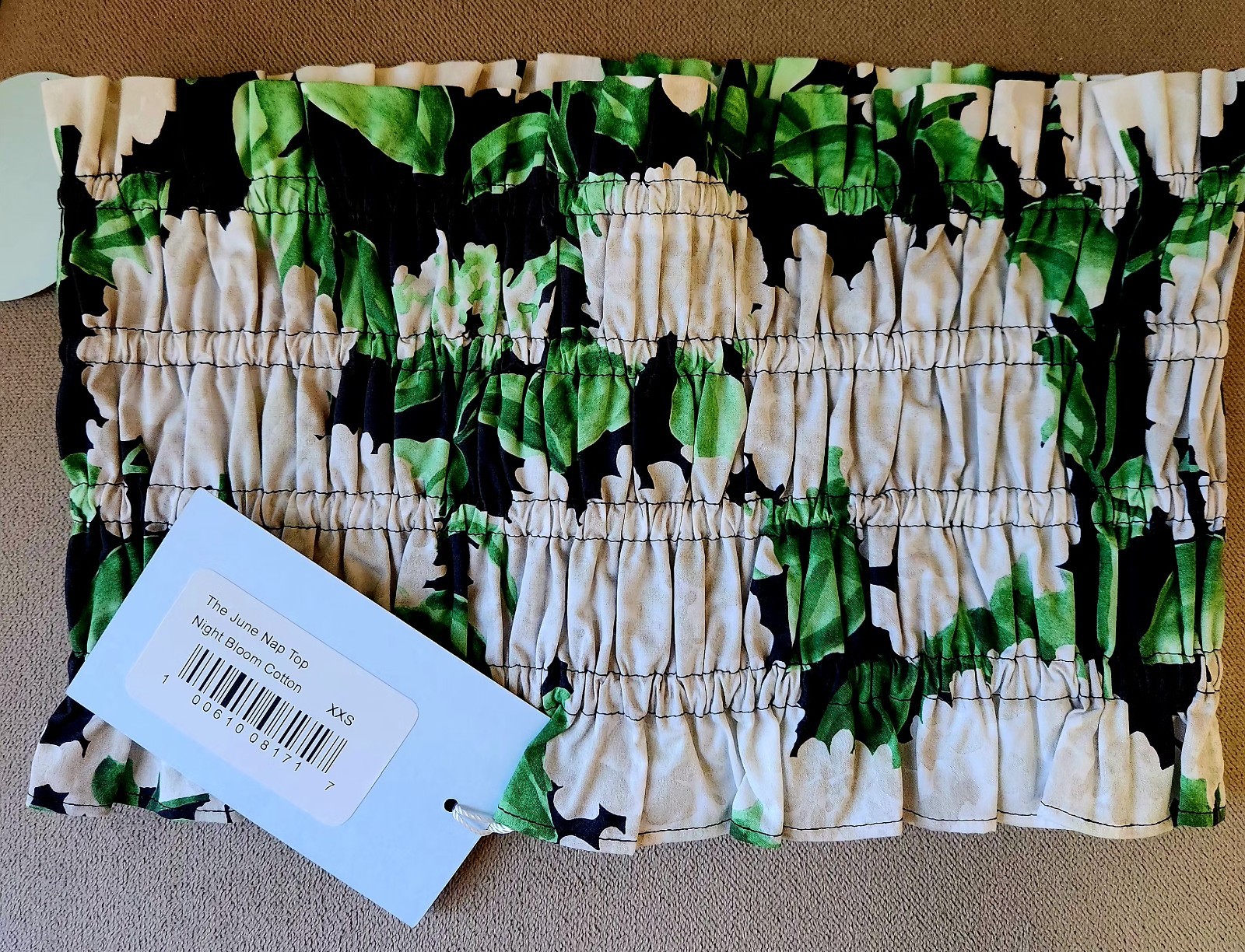 Hill House Top – Night Bloom Print – Size XXS – NWT!!!