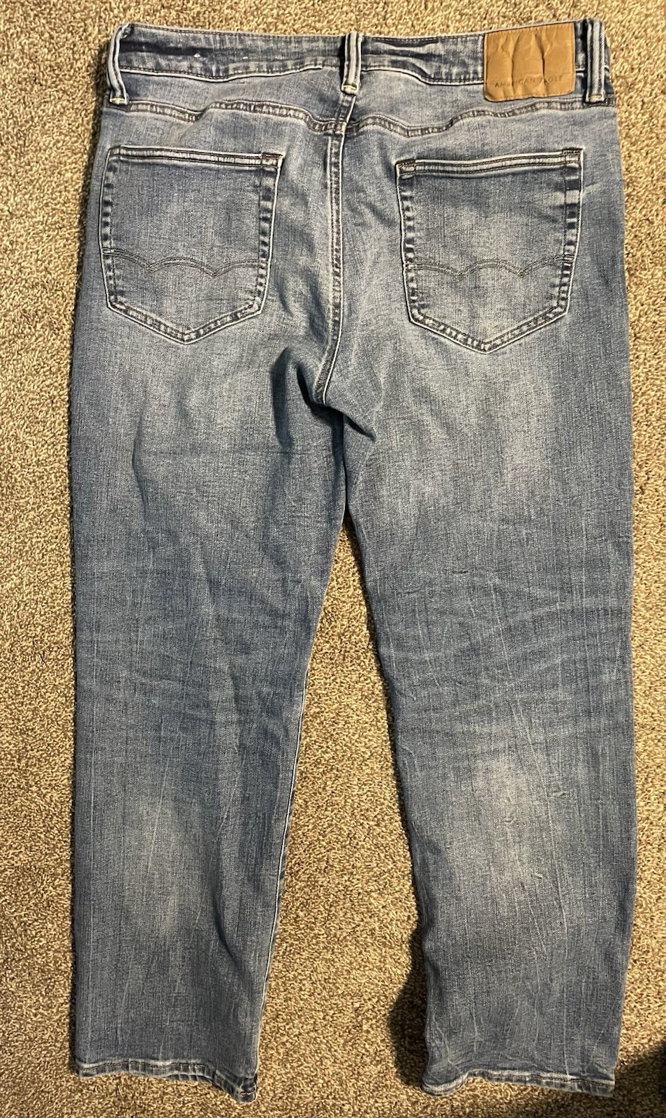 American Eagle AirFlex 33×30 and Hollister Slim Straight Blue Jeans 32×30