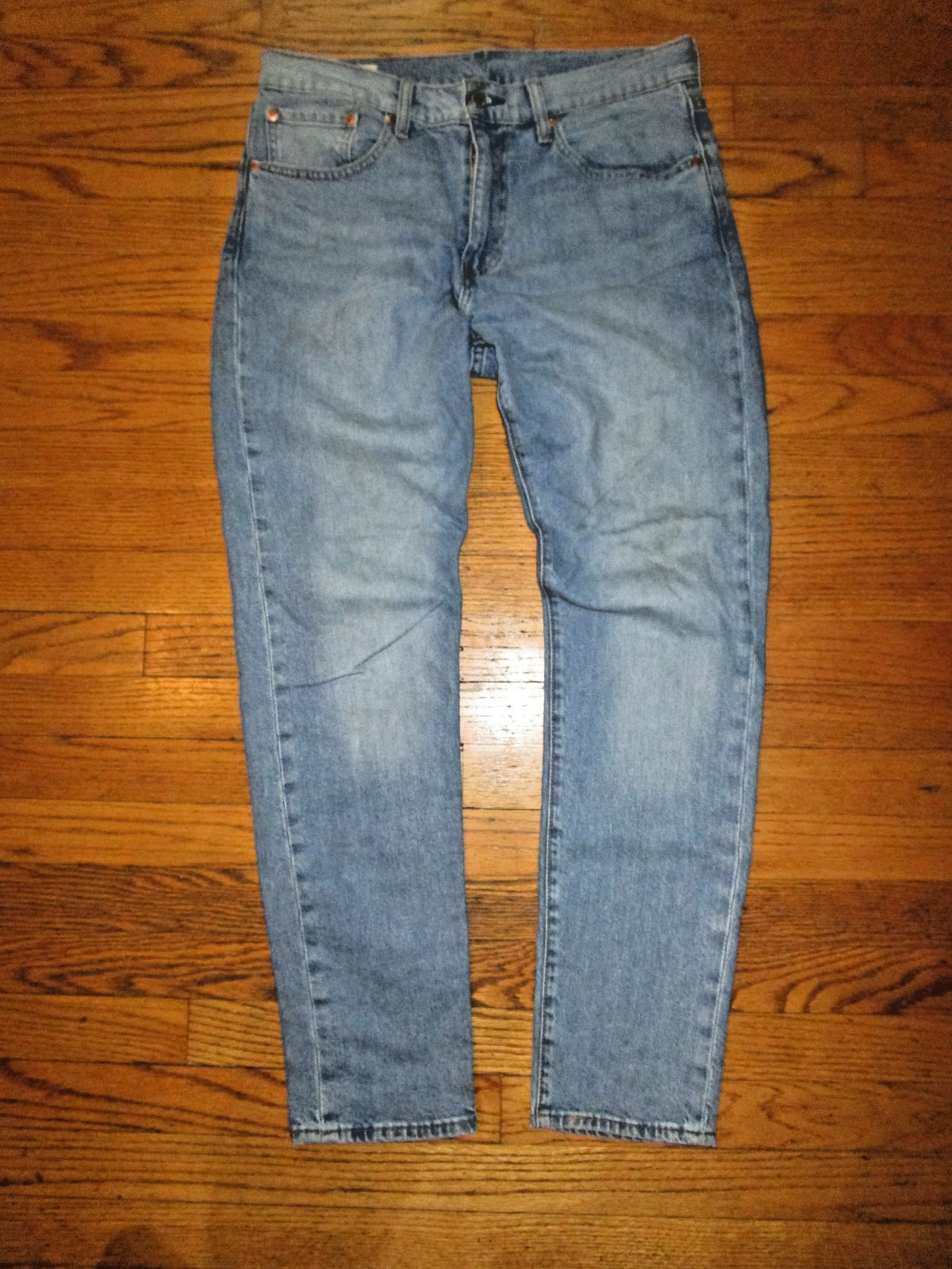 Levi’s 512 Jeans Men’s 32×32 Blue 100% Cotton Denim Light Wash Slim Fit