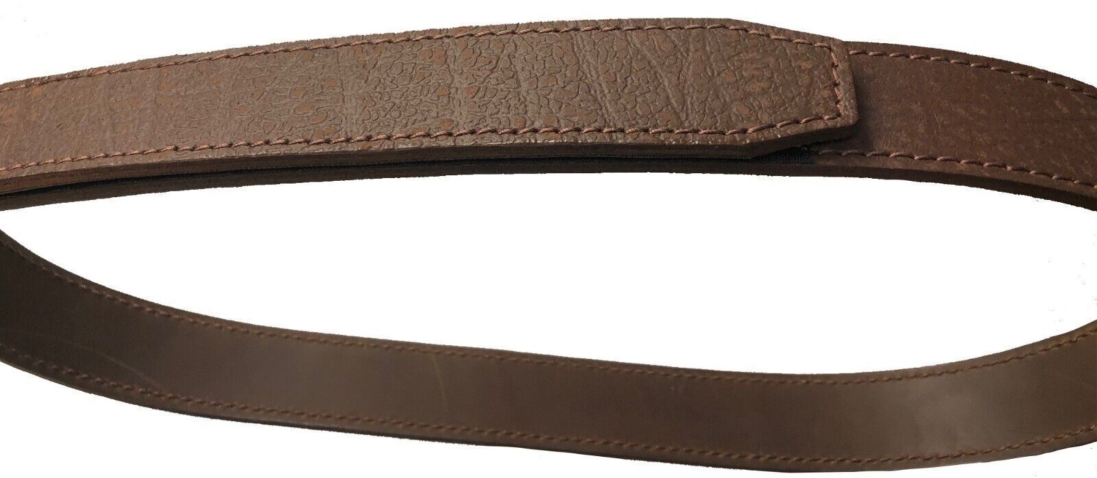 Real Buffalo Hide NO BUCKLE BELT Sporting Clays / Trap / Skeet 1 1/2″ Brn or Blk