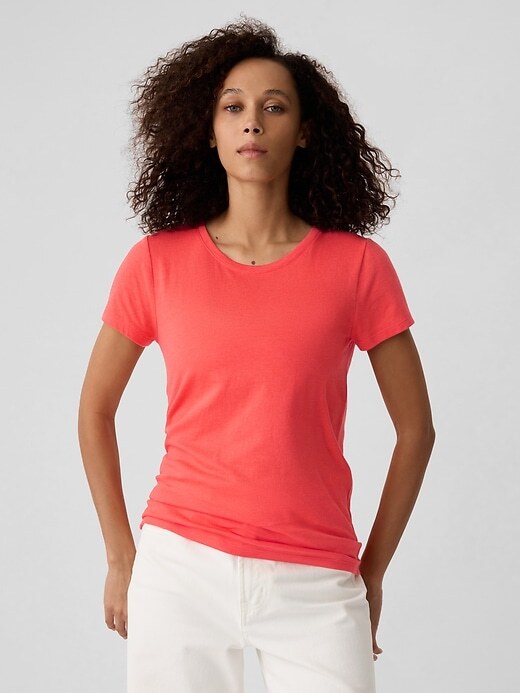GAP Favorite Crewneck Tee T-Shirt WHITE, BLACK, BLUE, GRAY, CORAL NEW XS-XL