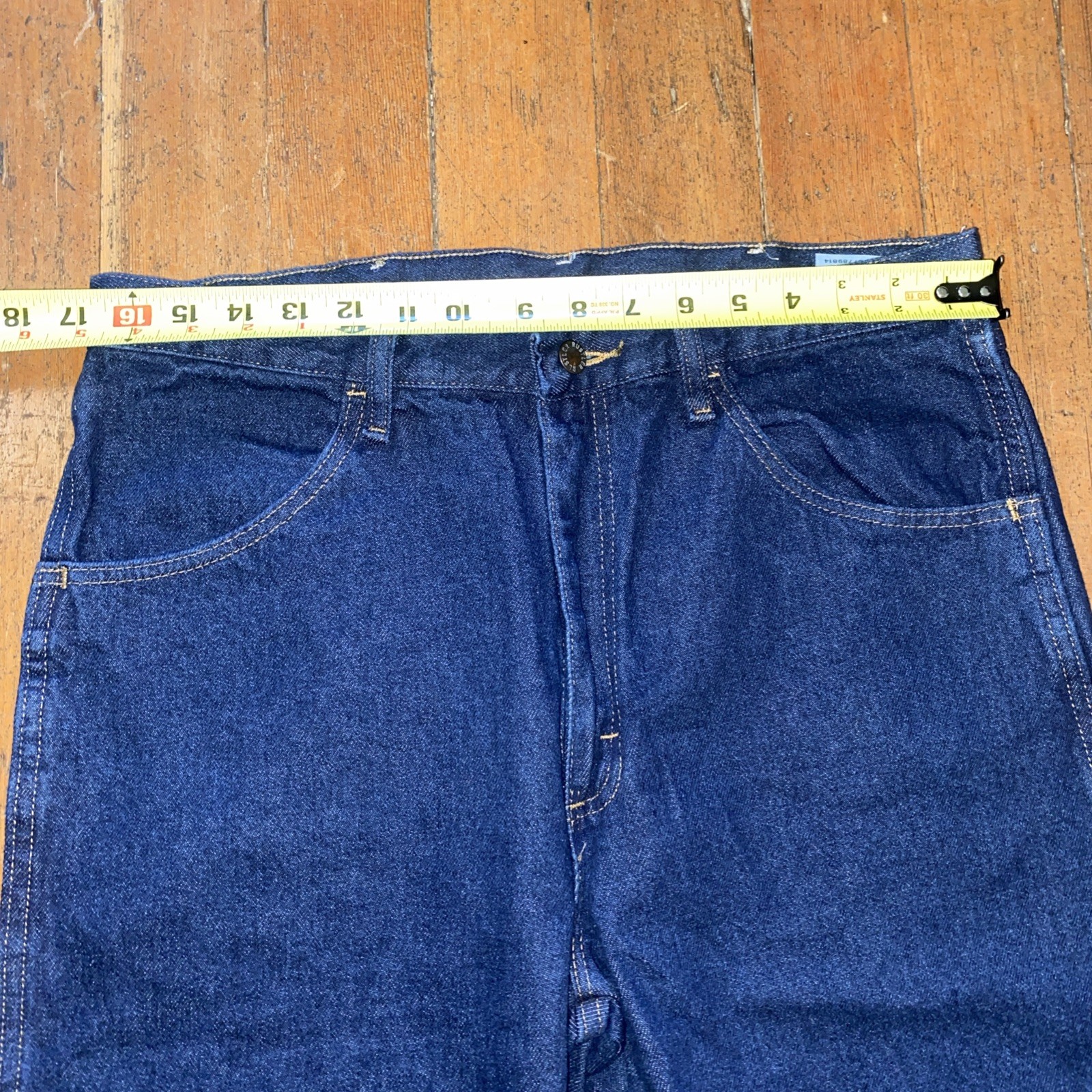 Rustler by Wrangler Regular Fit Straight Dark Blue Men’s Jeans 34x 34 NWT