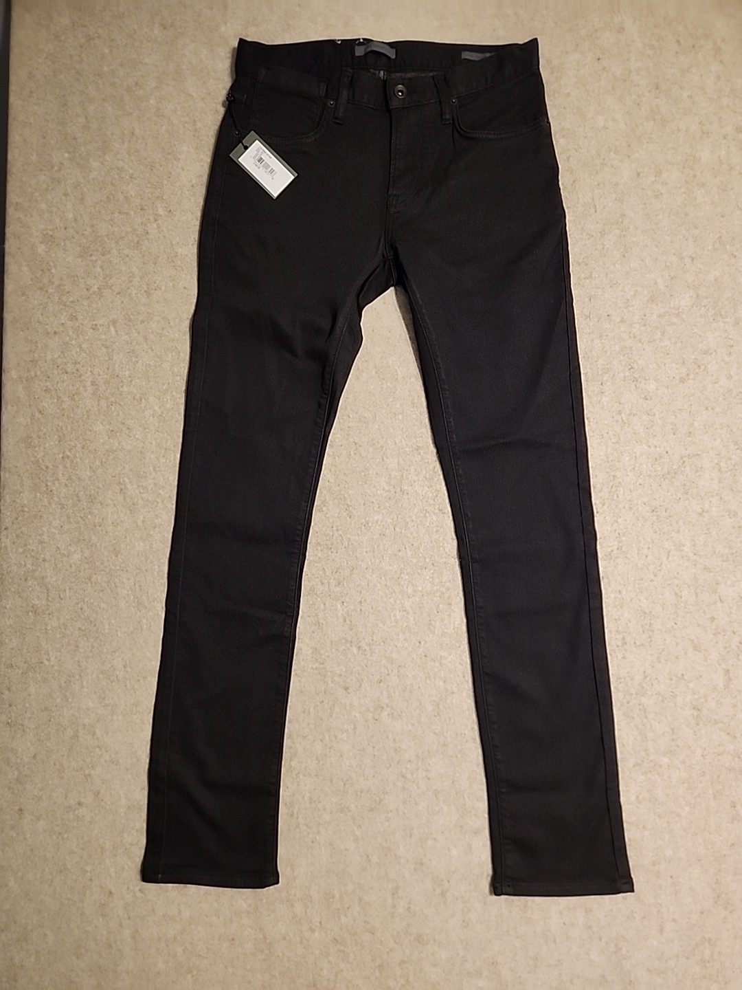 NWT $248 John Varvatos Black Weft Jeans Sz 29×33 J701 regular J701 RX88AYTRR