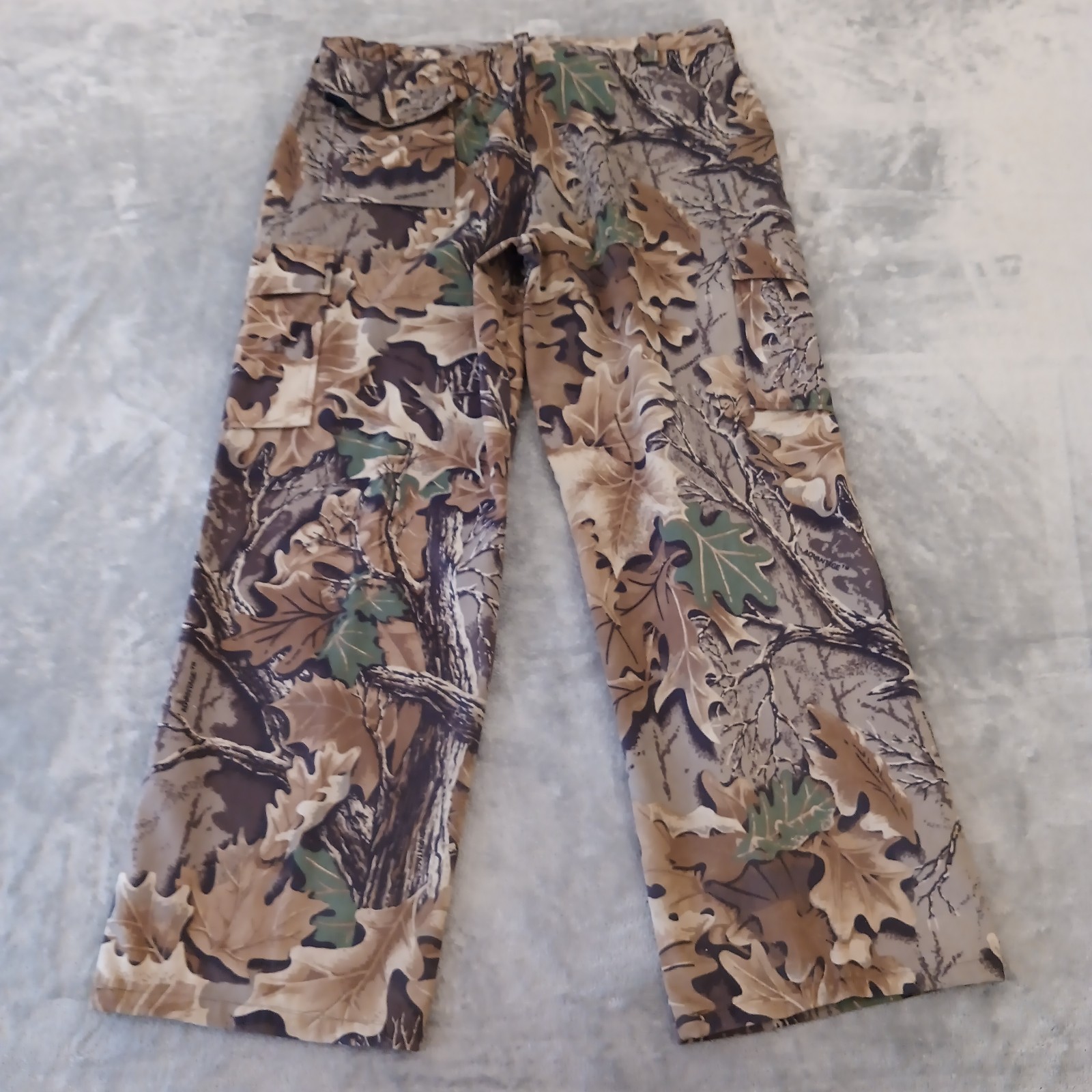 Woolrich Cargo Pants Mens Large Advantage Camouflage Velvet Nylon 40×30