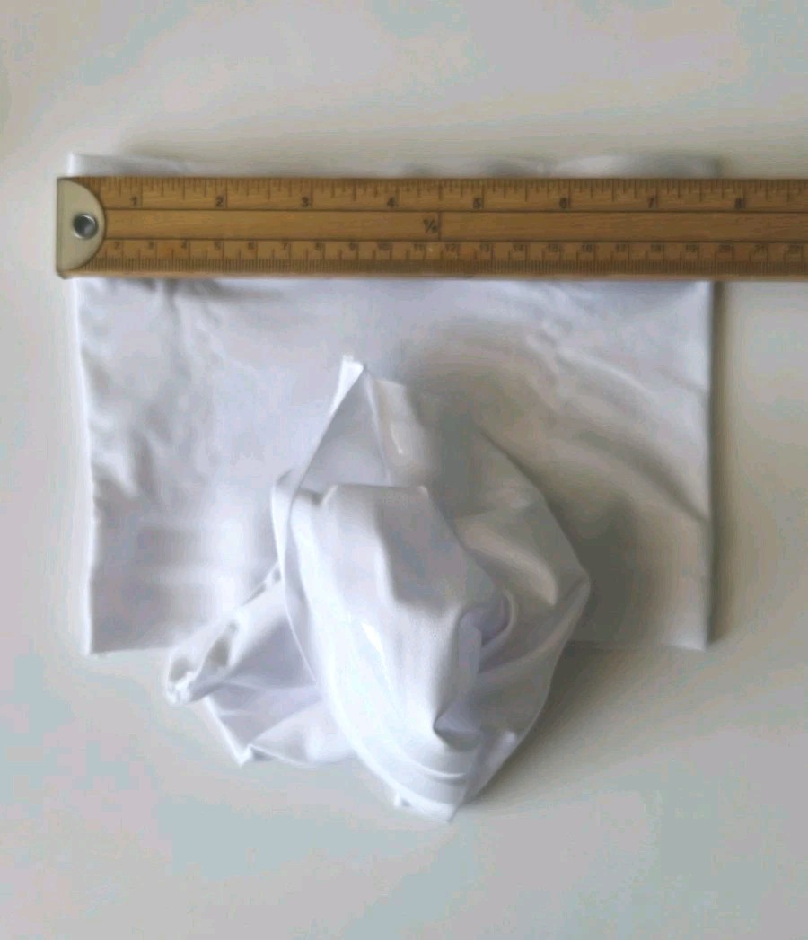 A Pairs White Summer Satin Anti Chafing Thigh Bands Womens Small None Slip T079