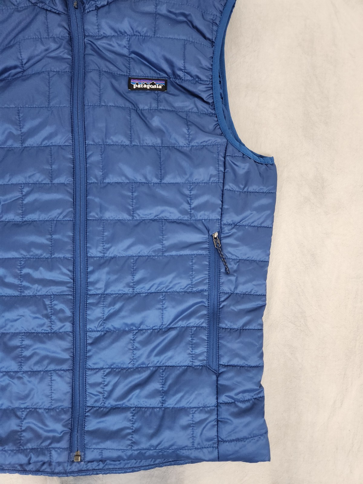 Patagonia Nano Puff Vest Clement Blue Men’s Size Medium