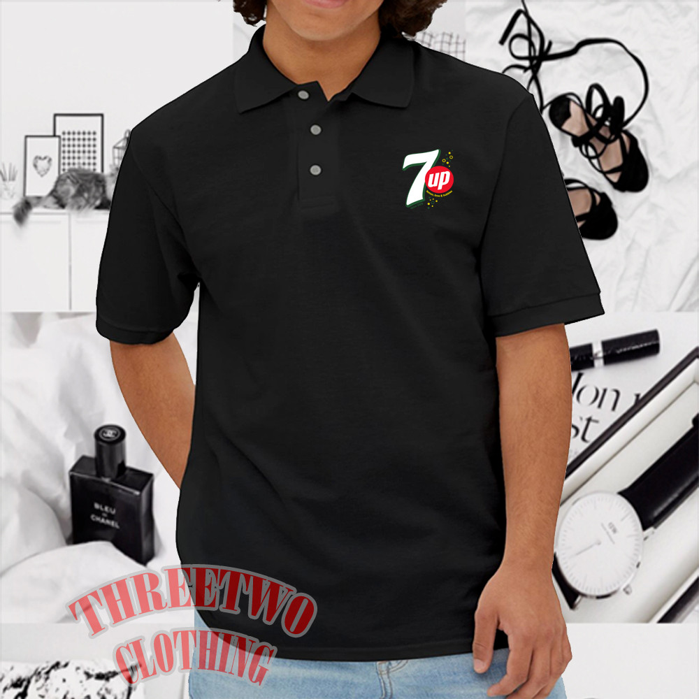 7 UP Men’s Black Size S to 3XL