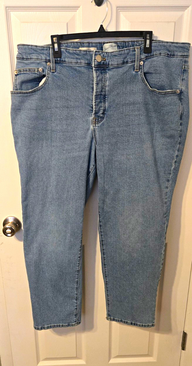 Signature by Levi Strauss & Co. Women’s Plus Mid Rise 80s Slim Jeans 20