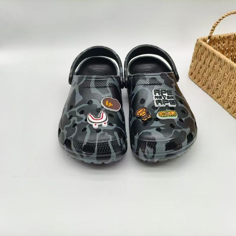 Crocs BAPE Black Camo Classic Clog Men’s US Size Hype Streetwear Limited Edition