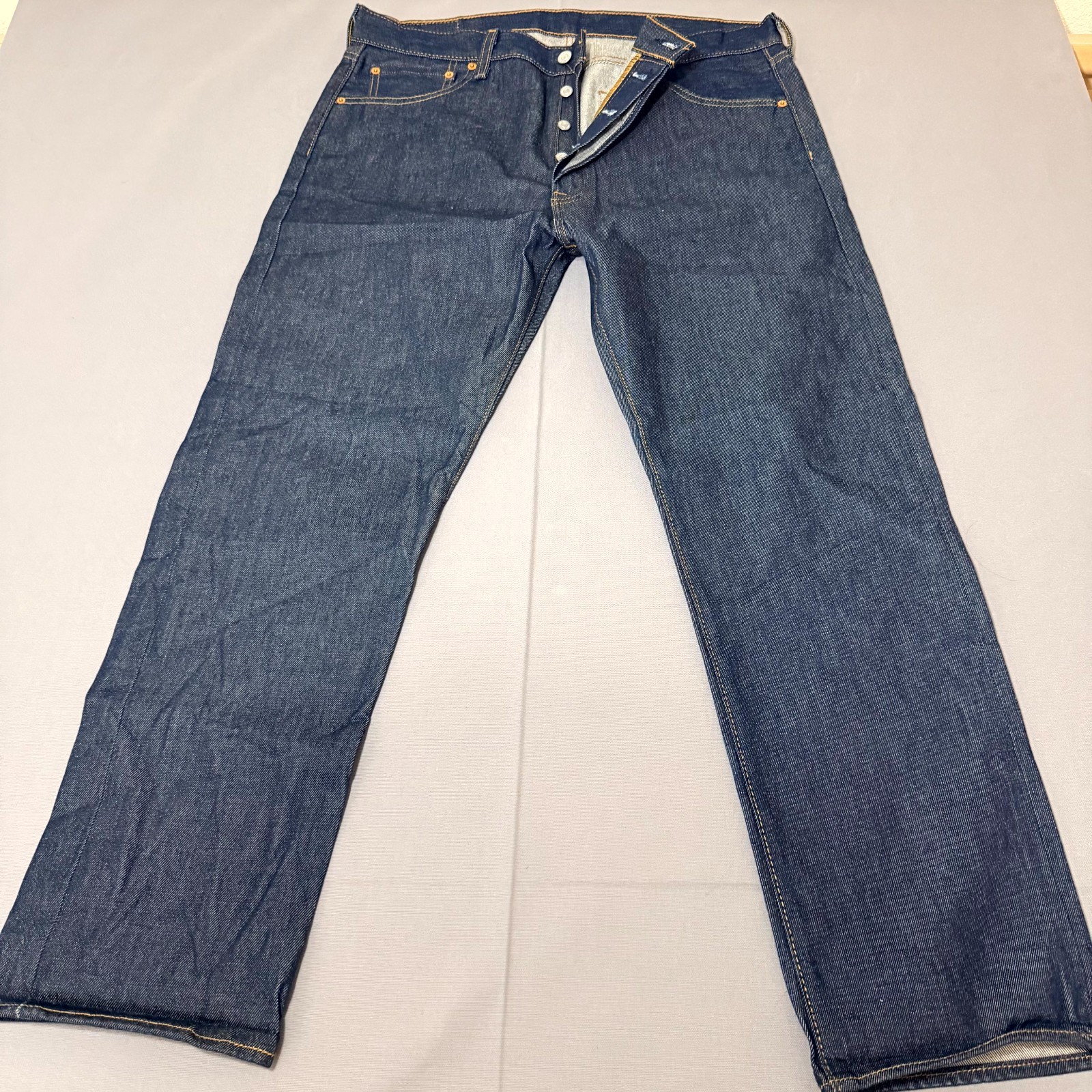 Levi’s 501 Original Shrink To Fit Jeans Mens 36×30 Blue Straight Leg Classic