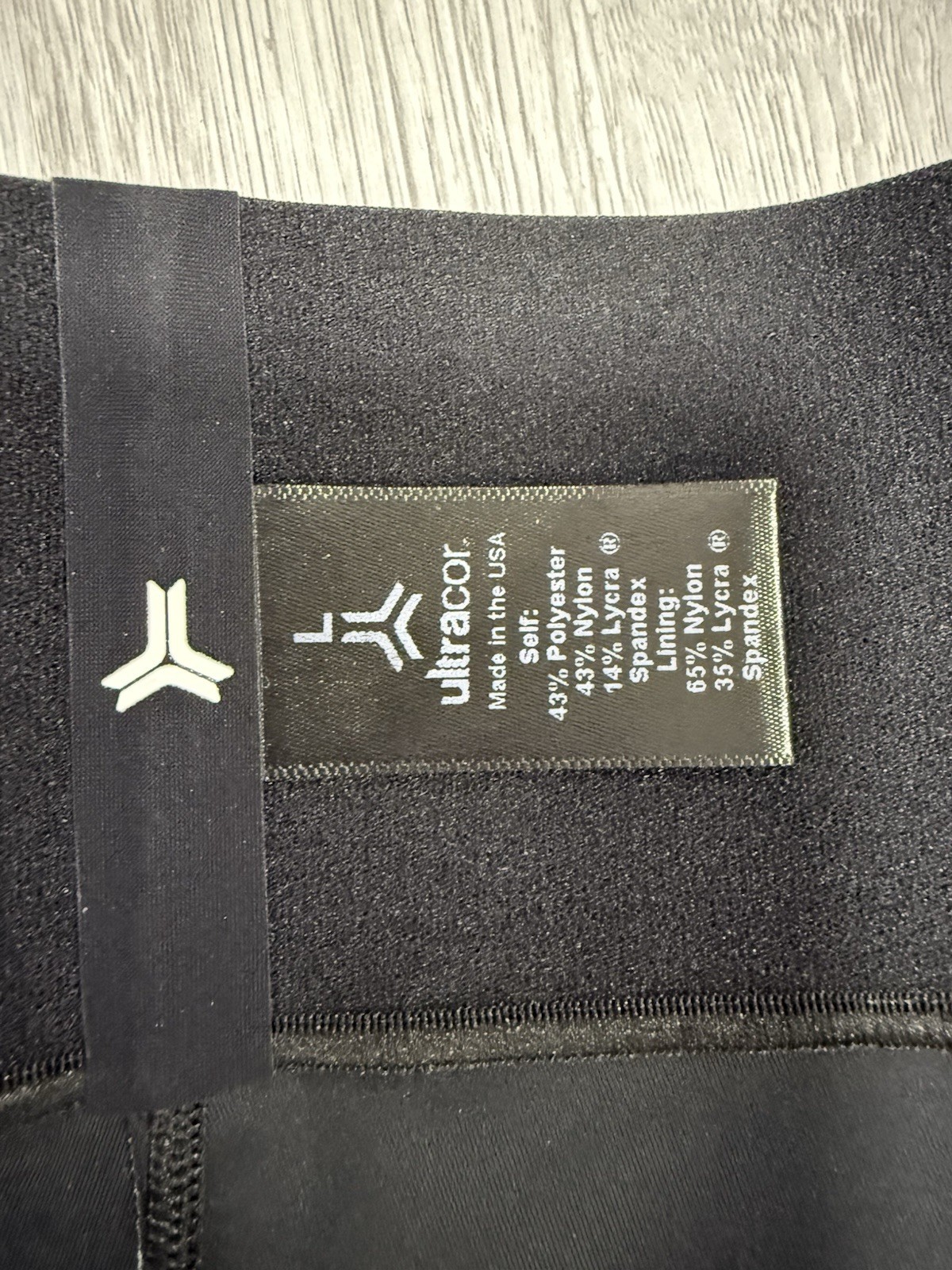 NWT Ultracor Velvet Star Ombre Leggings (Ultra High model), Black/Blue, Size S