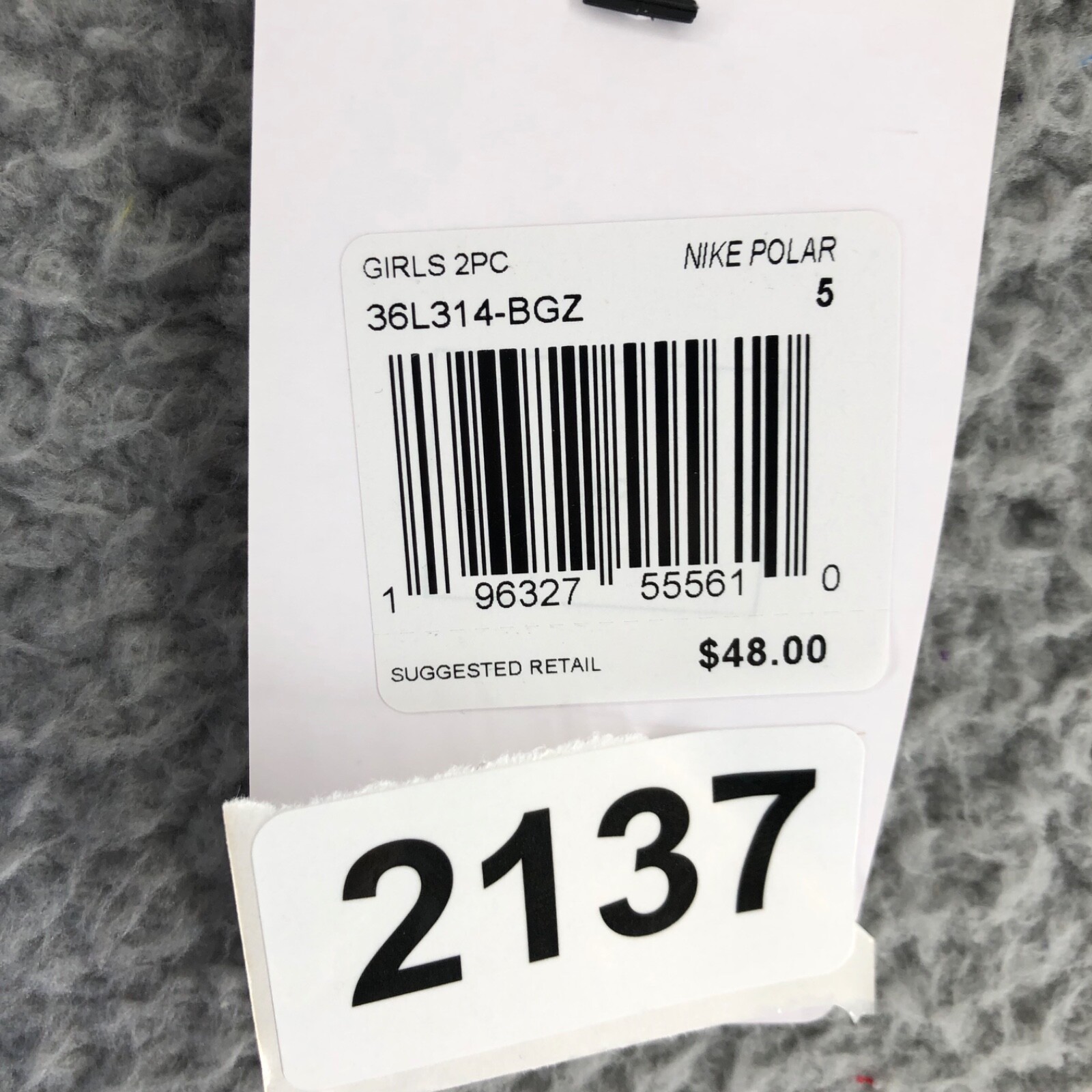 Nike Girls Best Foot Forward Wide Leg Pants Set Periwinkle White Size 5