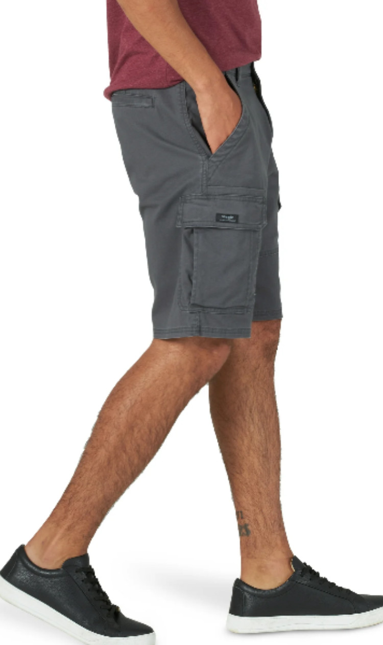 Mens Wrangler Cargo Shorts w Stretch Relaxed Fit Tech Pocket CHOOSE COLOR & SIZE