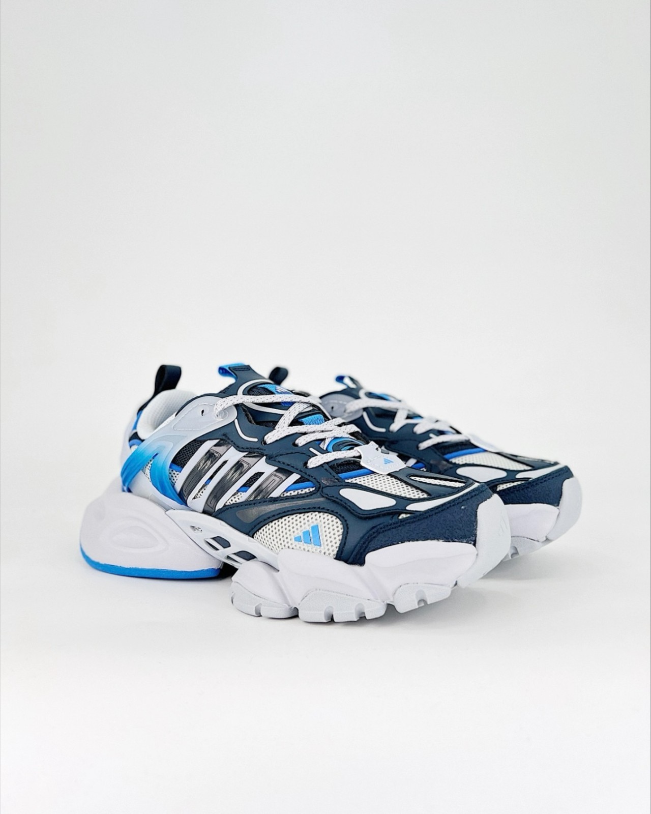 adidas XLG Runner Deluxe Casual Running JR 8079 Unisex Black Blue