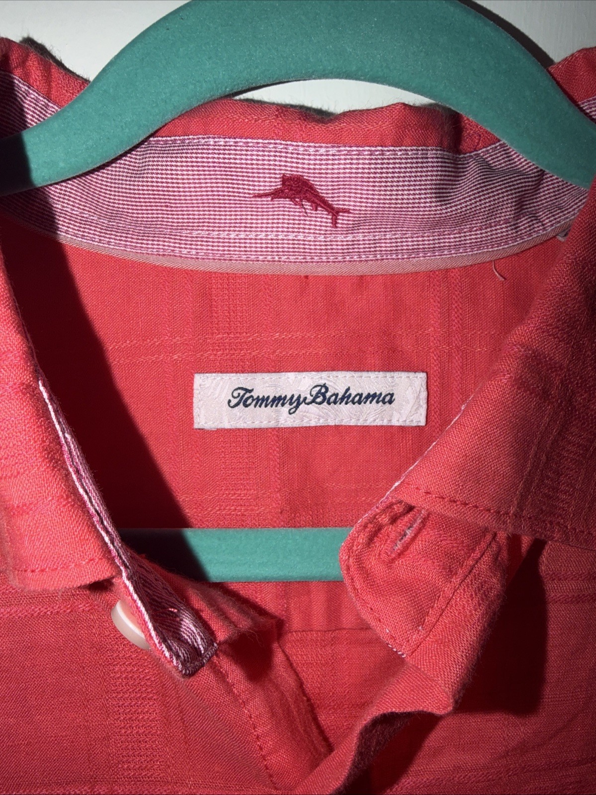 Tommy Bahama L/S Mens Costa Tautira Linen Blend NWT Paradise Pink MRSP $125