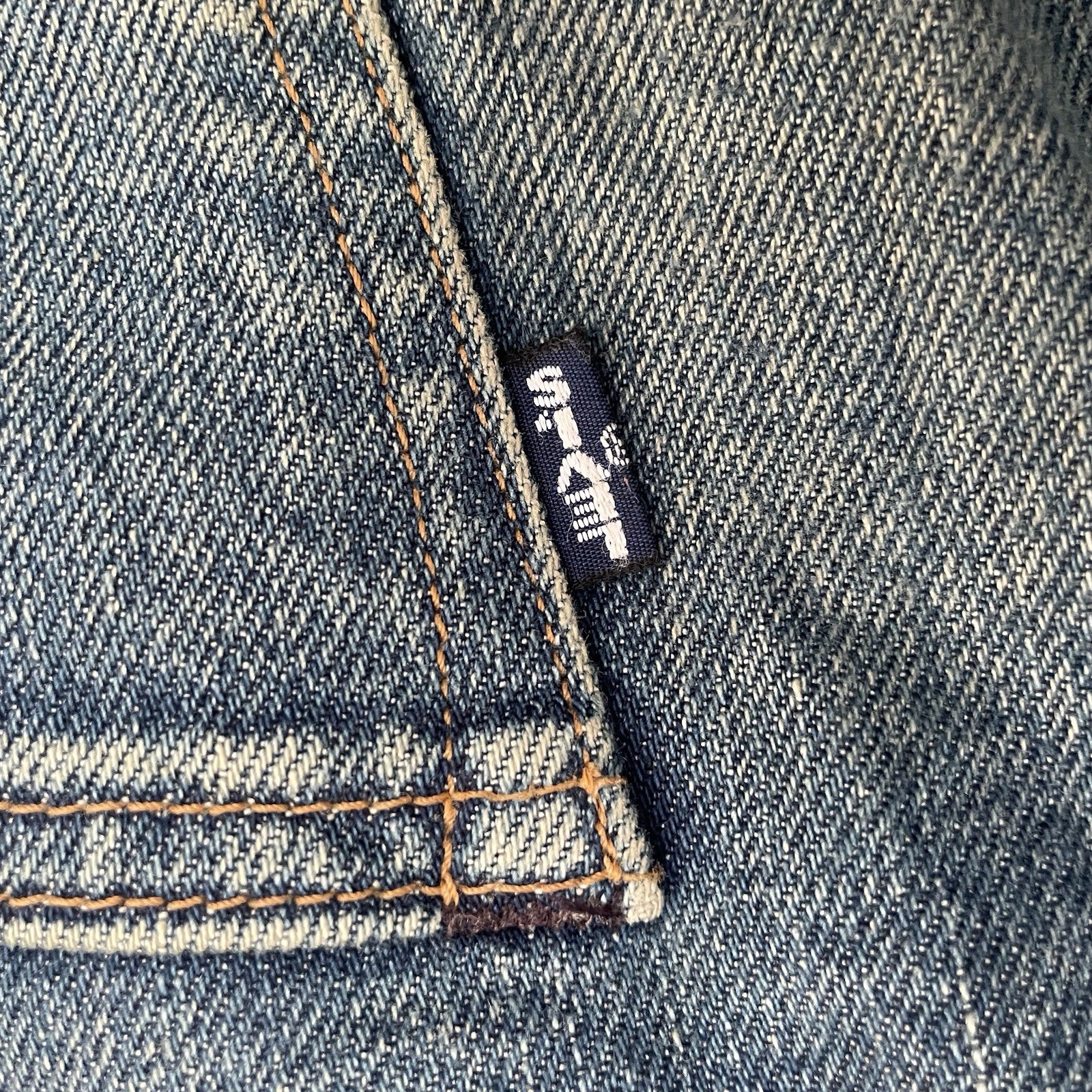 Levi’s 502 Taper Big E Selvedge Denim Japan Made Jeans W38