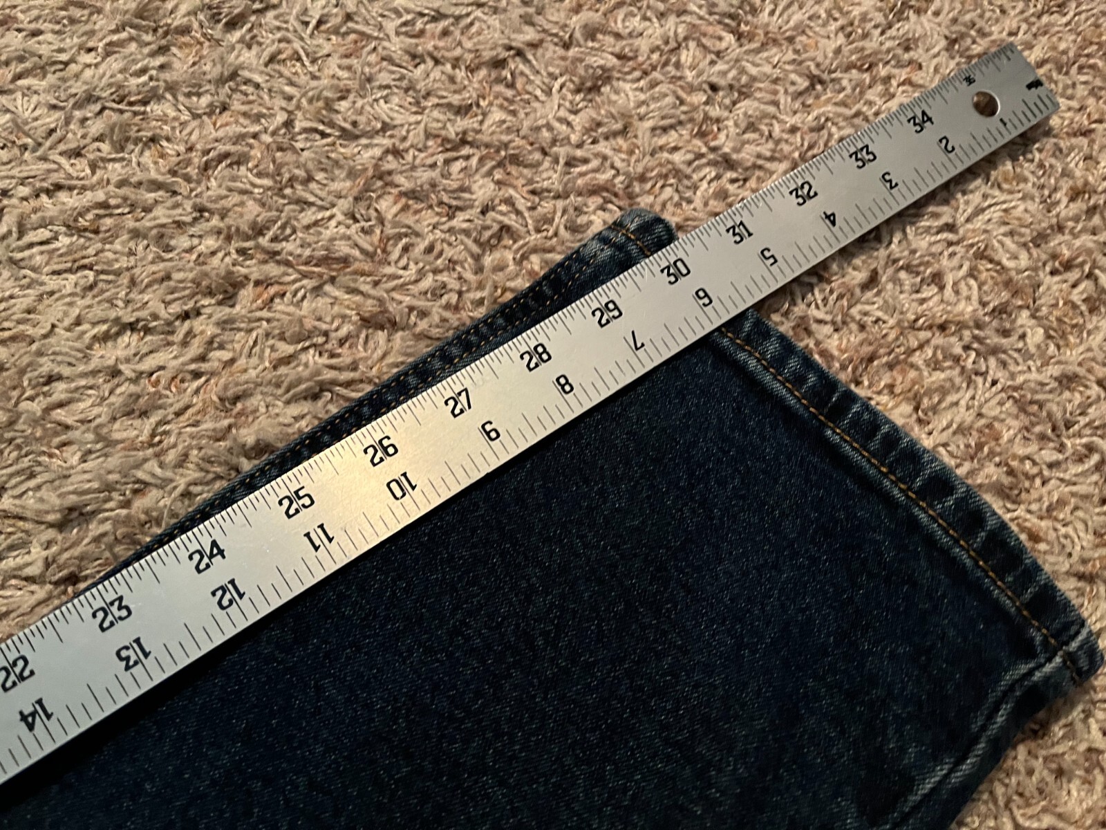 Levi’s 502 Jeans Regular Tapered Mens tag=32×32 (MEASURED 33×30) (9346)
