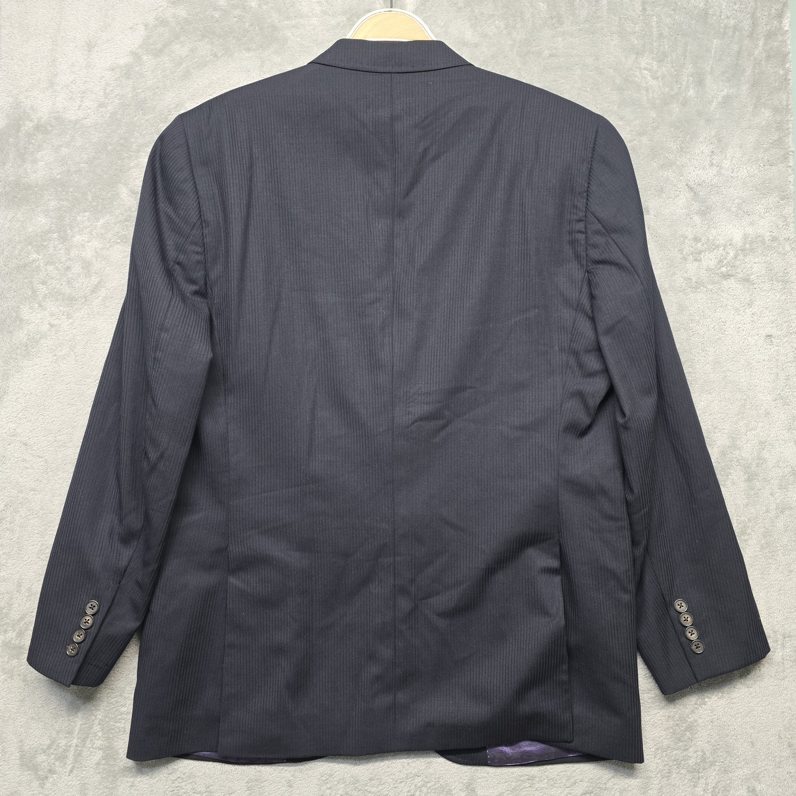 Ted Baker Endurance Sport Coat Mens Size 44R Black Wool Two Button Double Vented