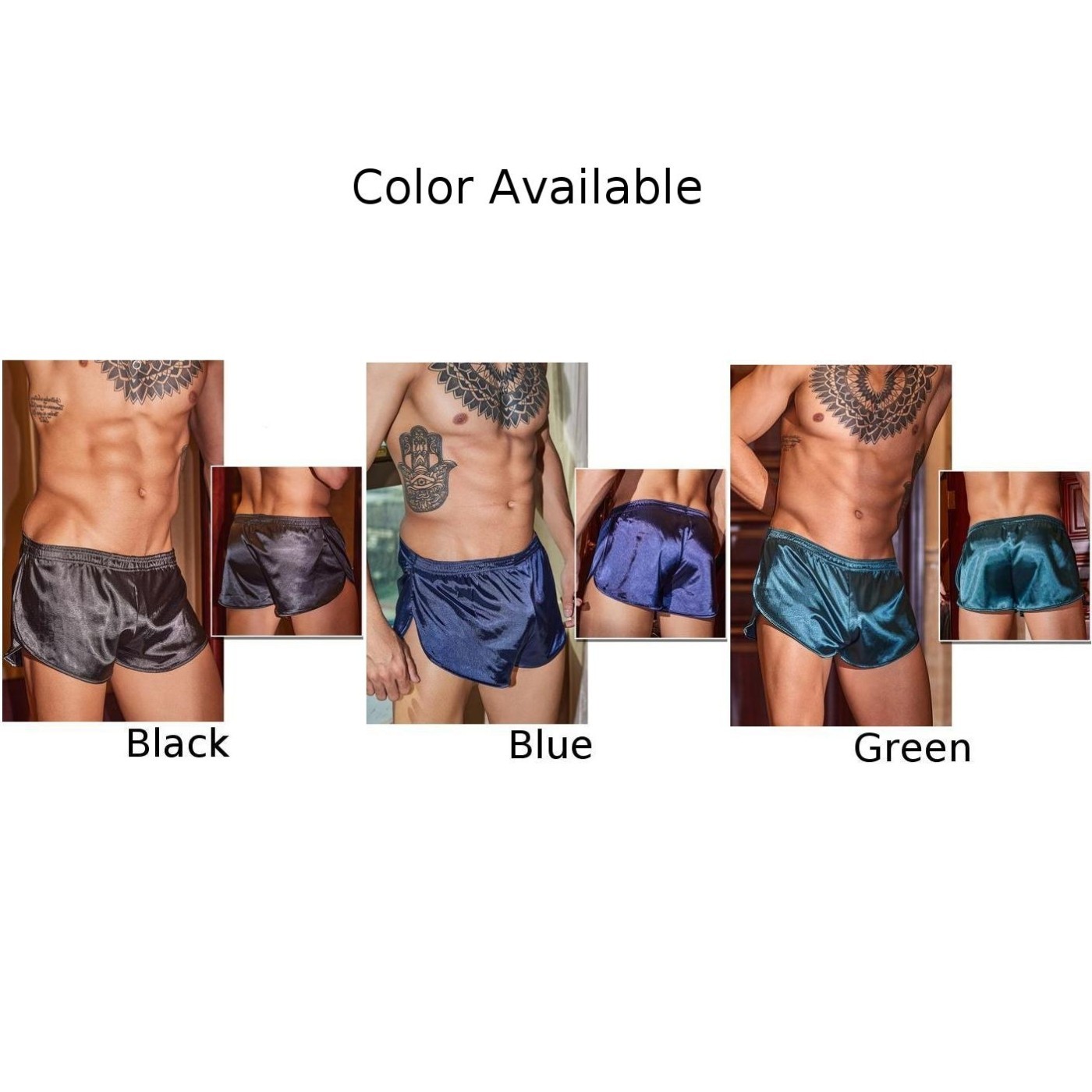 Men’s Breathable Boxer Briefs Underwear with Low Waist Design for All Seasons