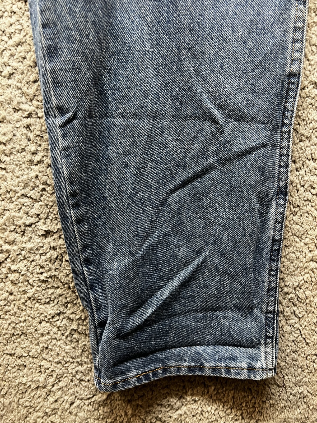 Rustler by Wrangler Jeans Mens 44×32 Blue Regular Fit Straight Leg Denim