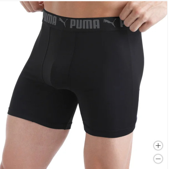 Men’s PUMA Boxer Briefs 5pk Moisture-Wicking Underwear Tag-Free Comfort Fit