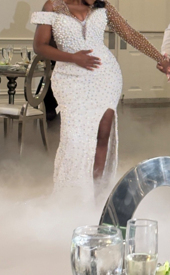 Ghana handmade wedding dress Size 10 Made in Ghana