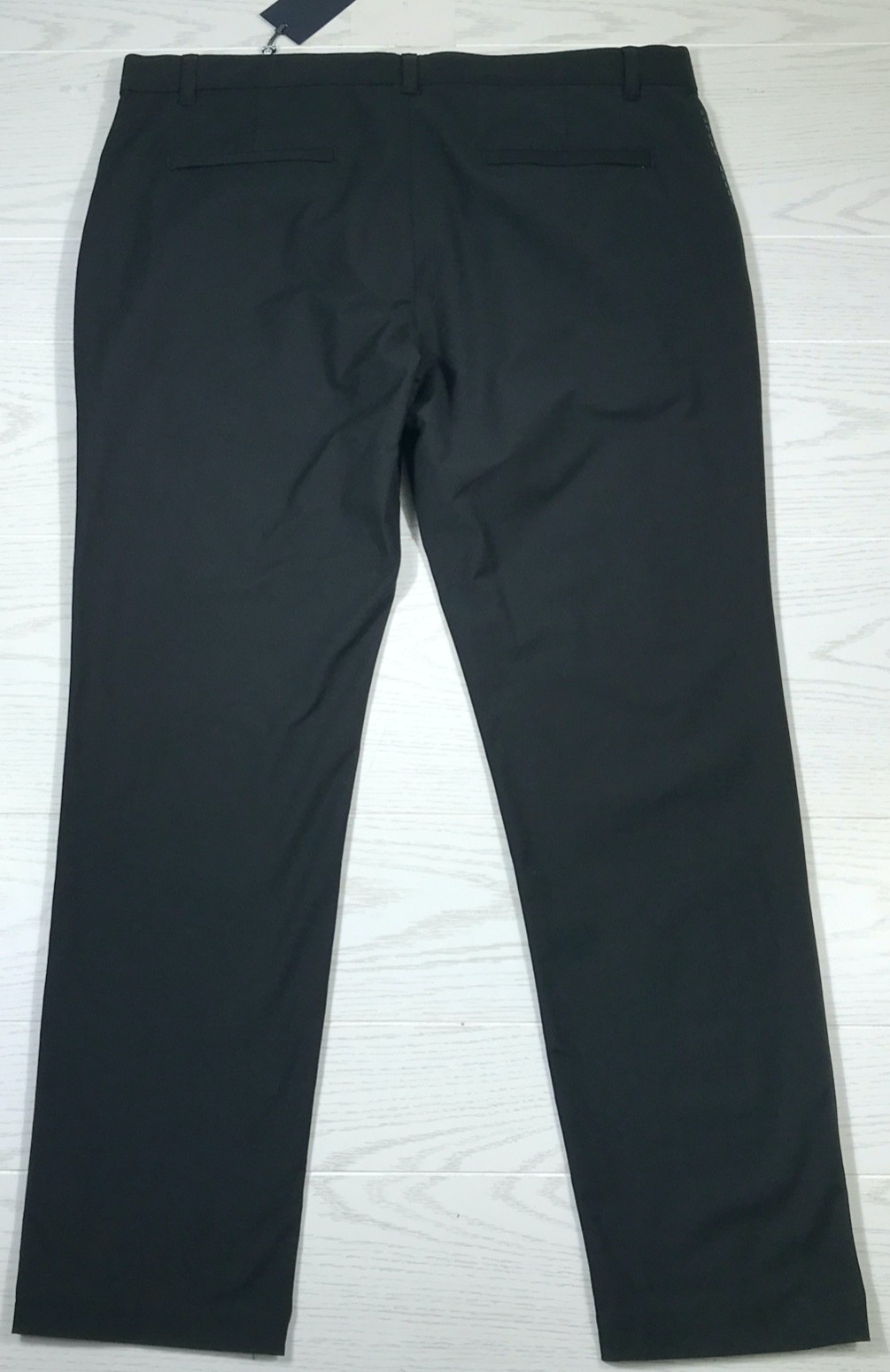 Psycho Bunny Gable Sport Pants 36 Black Cotton Blend Chino Preppy Athleisure New