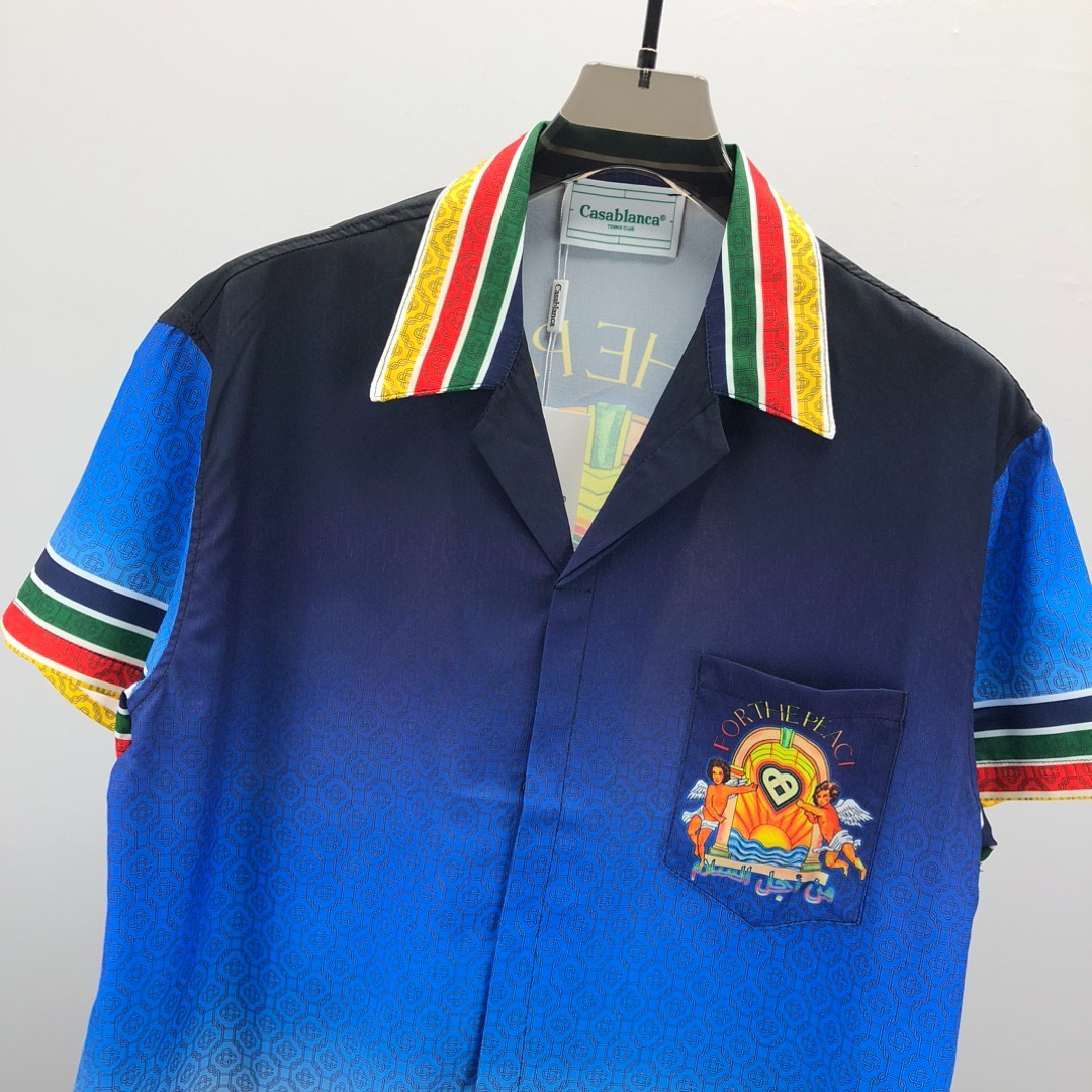 Casablanca high-end vacation shirt shorts, Hawaii beach vacation set [6 variati